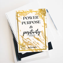 Load image into Gallery viewer, Power, Purpose &amp; Positivity Journal (Hardcover)
