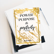 Load image into Gallery viewer, Power, Purpose & Positivity Journal (Hardcover)