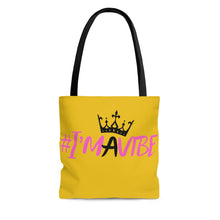 Load image into Gallery viewer, I'm A Vibe Tote Bag (Yellow)