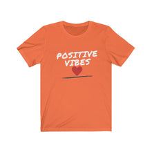 Load image into Gallery viewer, Graphic T-Shirt - Positive Vibes Heart (Unisex)
