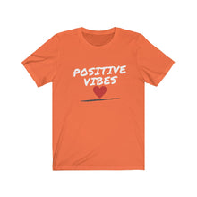 Load image into Gallery viewer, Graphic T-Shirt - Positive Vibes Heart (Unisex)