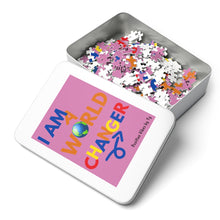 Load image into Gallery viewer, "I Am A World Changer" Puzzle (252 Piece) Pink