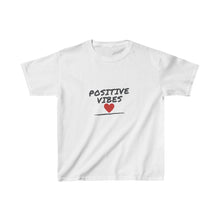 Load image into Gallery viewer, Graphic T-Shirt - Positive Vibes Heart (Youth)
