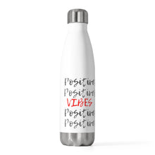 Load image into Gallery viewer, Positive Vibes Repeat Water Bottle (20 oz)