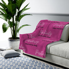 Load image into Gallery viewer, Positivity Throw Blanket (Pink)