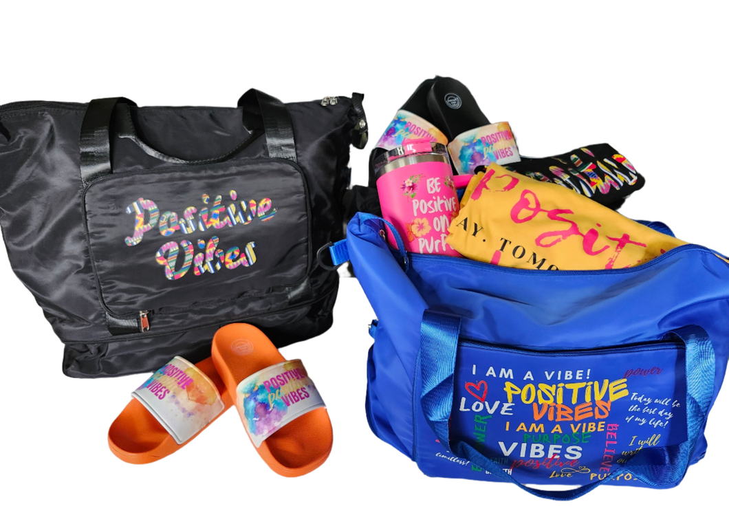 Positive Vibes Duffle Bundle