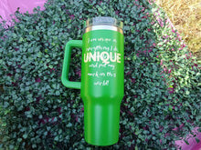 Load image into Gallery viewer, Positive Vibes Water Bottle (Green)
