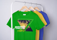 Load image into Gallery viewer, *Positive Vibes Island Vibes (Green) T-Shirt
