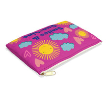 Load image into Gallery viewer, Hello Sunshine Pouch (Purple)
