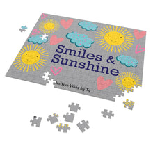 Load image into Gallery viewer, Smiles &amp; Sunshine Puzzle (252 Piece) Gray
