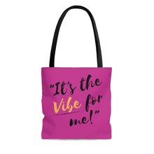 Load image into Gallery viewer, It&#39;s the Vibe for Me! Tote Bag (Purple)
