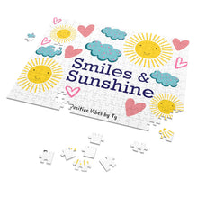 Load image into Gallery viewer, Smiles &amp; Sunshine Puzzle (252 Piece) White
