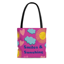 Load image into Gallery viewer, Hello Sunshine Tote Bag (Purple)
