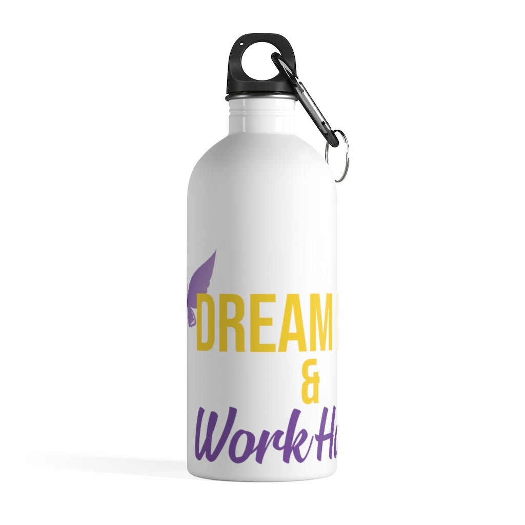 Dream Big & Work Hard Water Bottle (14 oz)