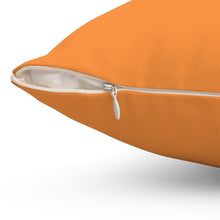 Load image into Gallery viewer, Positive Vibes Floral Pillow (Orange)
