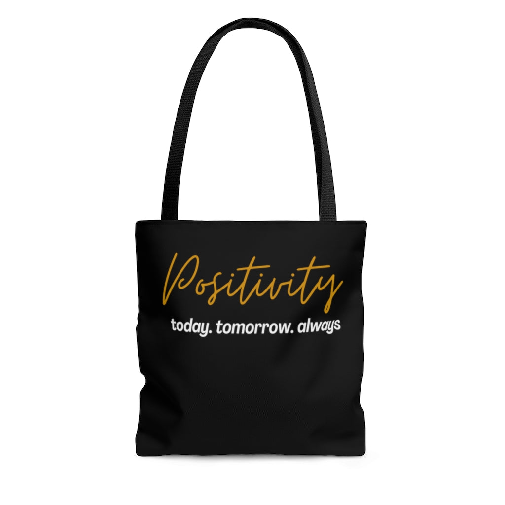 Positivity Tote Bag (Black)