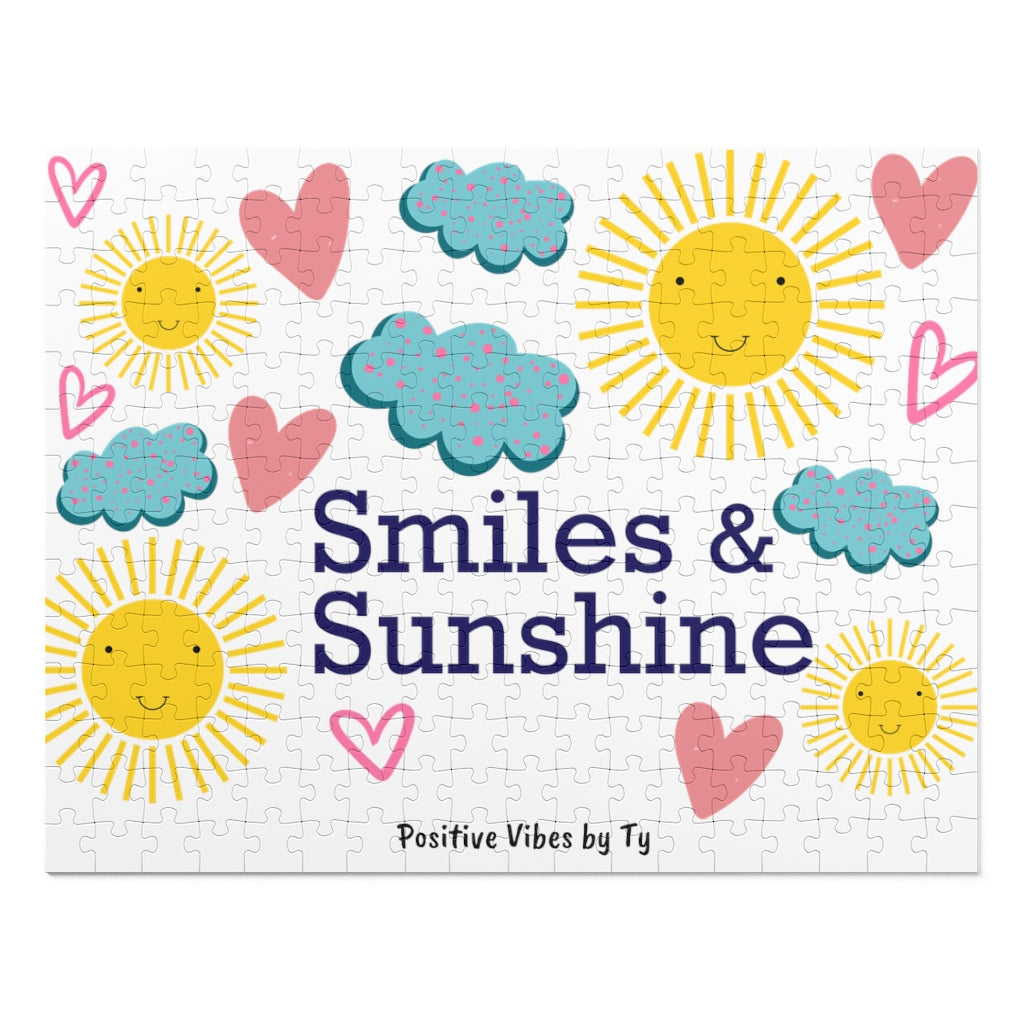 Smiles & Sunshine Puzzle (252 Piece) White