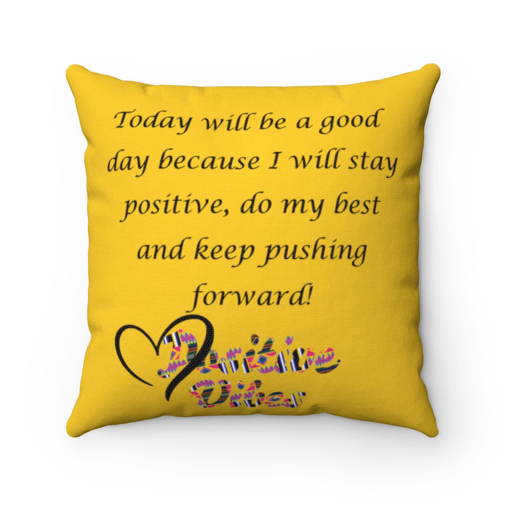 Today Good Day Pillow (Yellow)