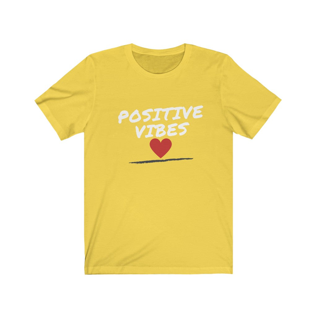 Graphic T-Shirt - Positive Vibes Heart (Unisex)