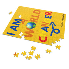 Load image into Gallery viewer, &quot;I Am A World Changer&quot; Puzzle (252 Piece) Yellow
