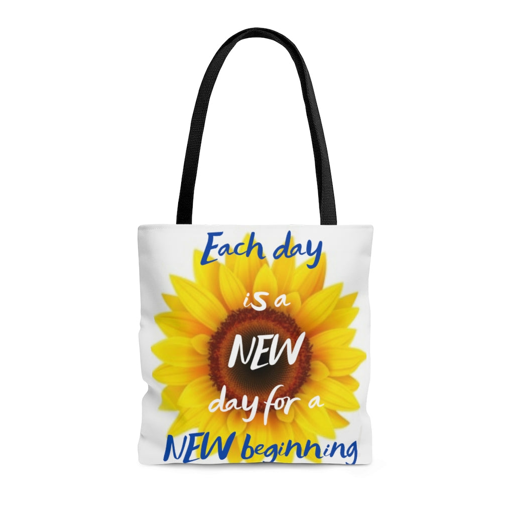 New Day New Beginning Tote Bag