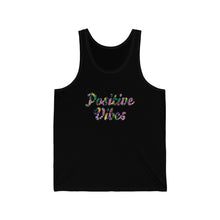 Load image into Gallery viewer, Positive Vibes Floral Women&#39;s Racerback Tank

