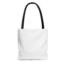 Load image into Gallery viewer, Positive Vibes Heart Tote Bag (White)
