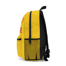 Load image into Gallery viewer, &quot;I Am A World Changer&quot; Backpack (Yellow)
