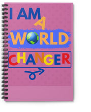 Load image into Gallery viewer, I Am A World Changer Notebook (Pink)
