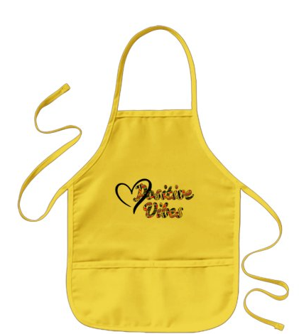 Positive Vibes Kids Craft Apron - Multiple Styles (Yellow)