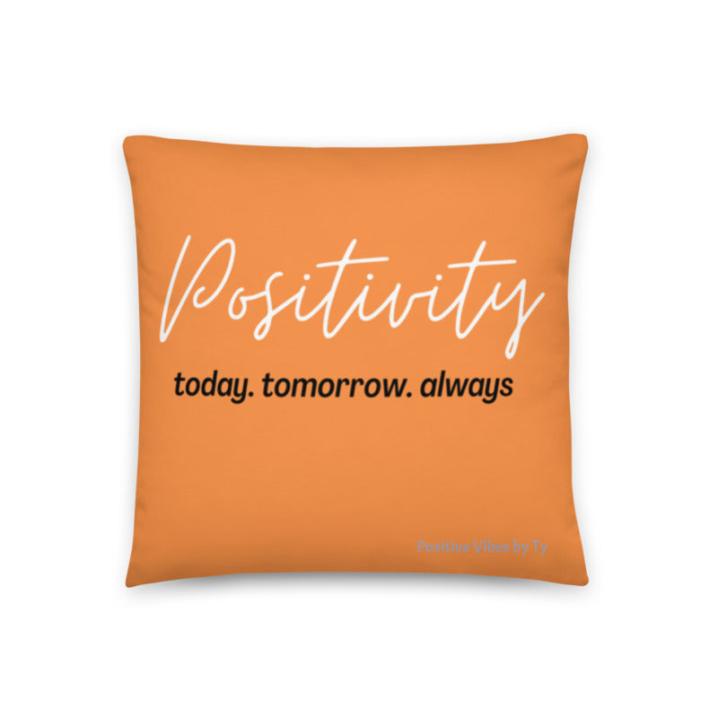 Positivity Pillow (Orange)