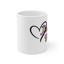 Load image into Gallery viewer, Uniquely Inspired w/Heart Ceramic Mug

