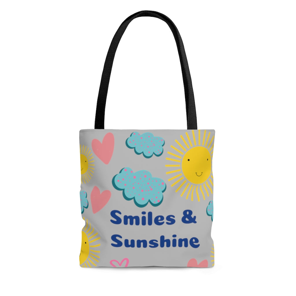 Hello Sunshine Tote Bag (Gray)