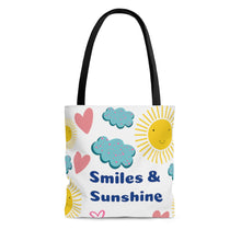 Load image into Gallery viewer, Hello Sunshine Tote Bag (White)

