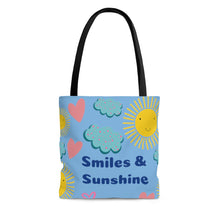 Load image into Gallery viewer, Hello Sunshine Tote Bag (Blue)

