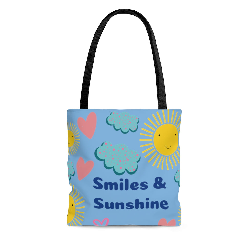 Hello Sunshine Tote Bag (Blue)