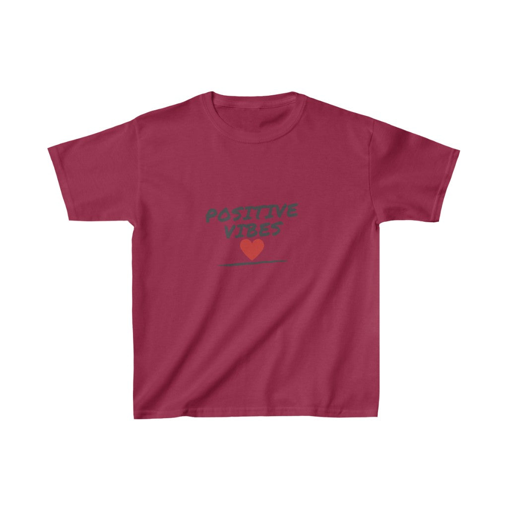 Graphic T-Shirt - Positive Vibes Heart (Youth)