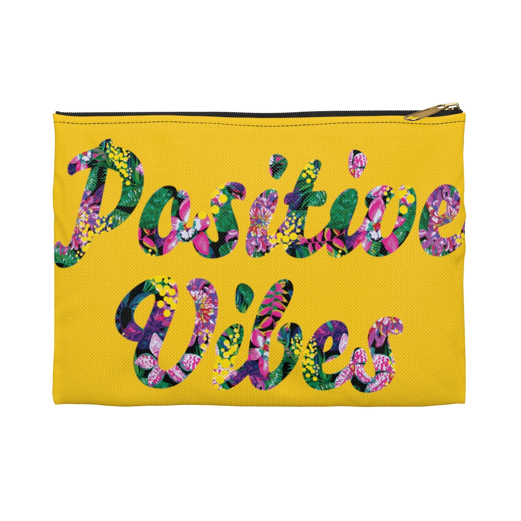 Positive Vibes Supply Pouch (Yellow)
