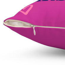 Load image into Gallery viewer, Hello Sunshine Square Pillow (Purple)
