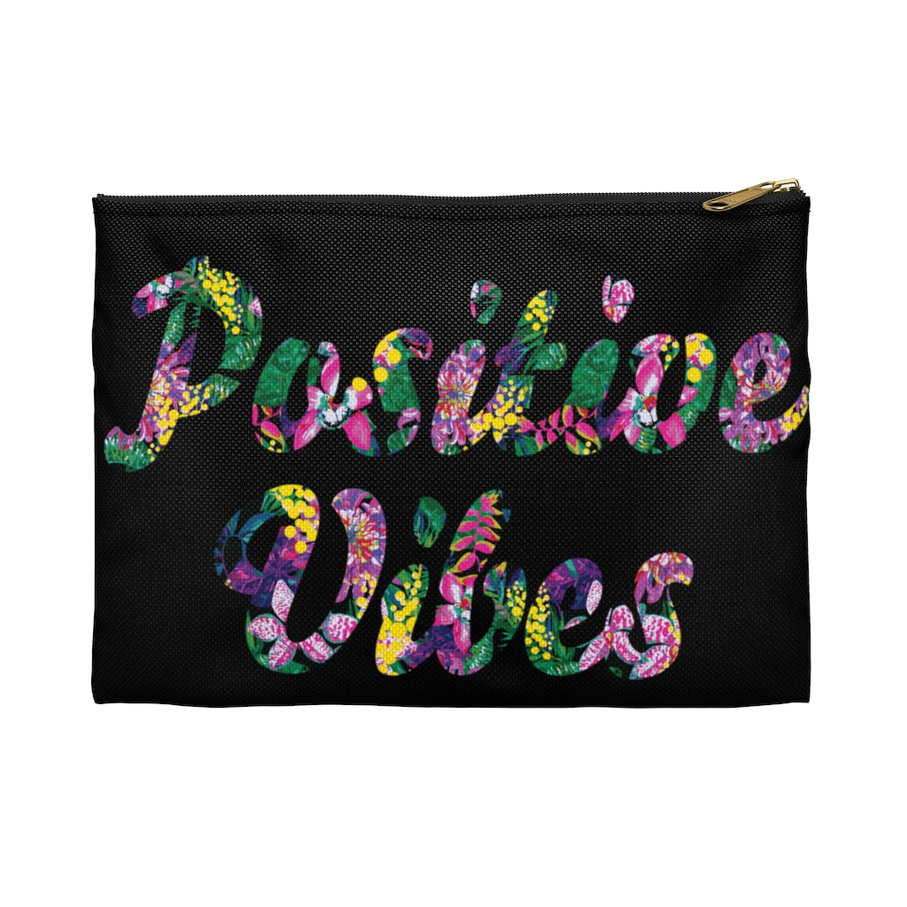 Positive Vibes Supply Pouch (Black)
