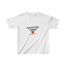 Load image into Gallery viewer, Graphic T-Shirt - Positive Vibes Heart (Youth)
