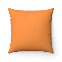 Load image into Gallery viewer, Positive Vibes Floral Pillow (Orange)
